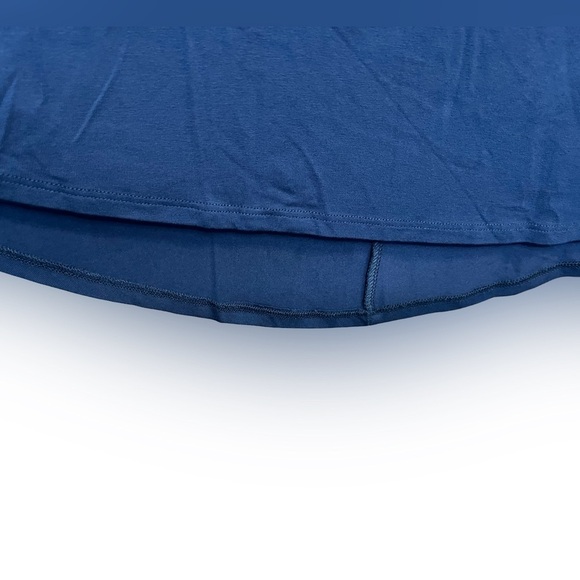 𝅺NWT Philosophy Elbow Sleeve Crew Neck Swing Dress Blue XS with side pockets - Picture 9 of 10